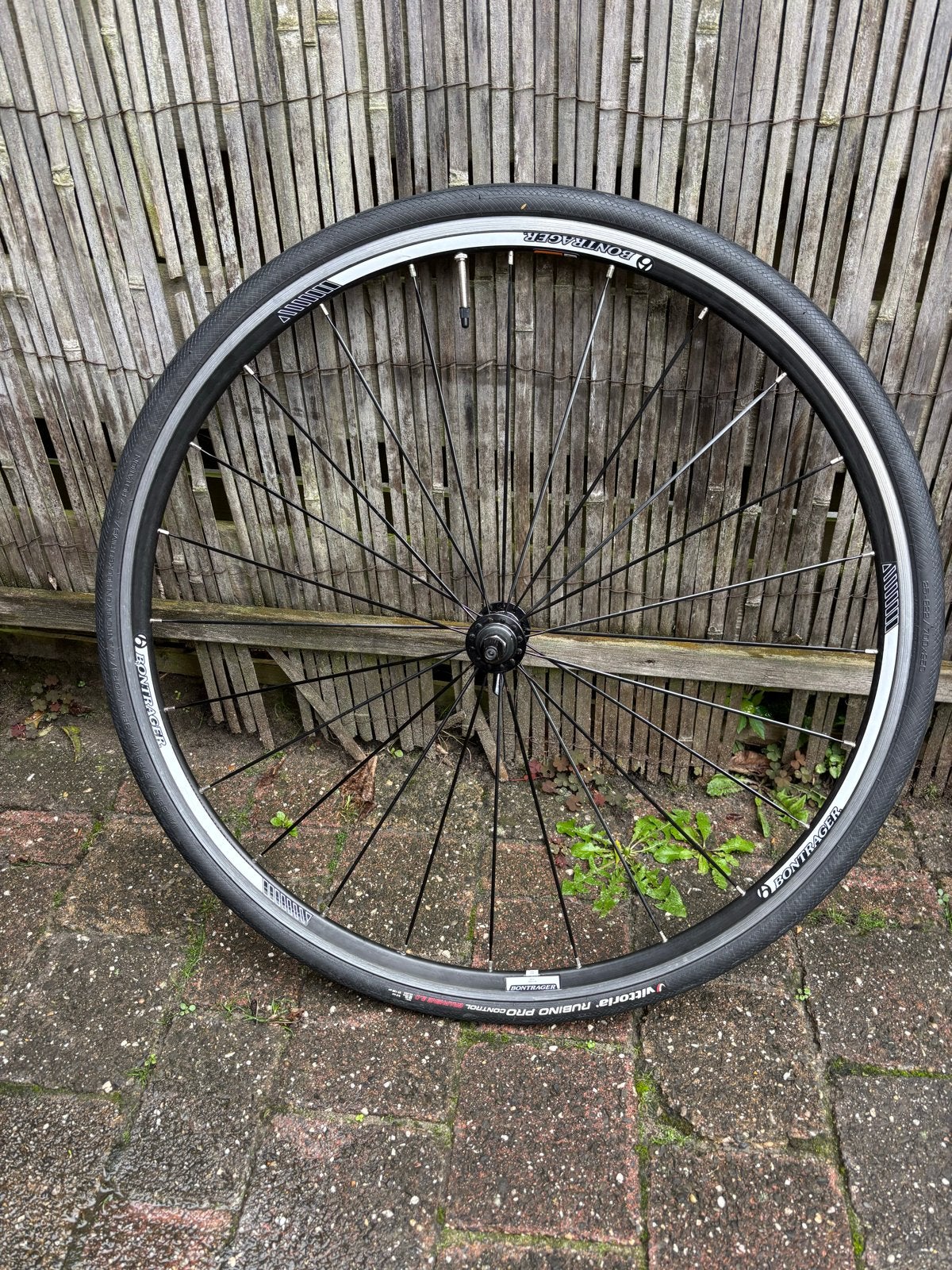 Bontrager Racefiets Wielset met Vittoria Rubino Pro Banden, Gebruikt, Aluminium, Racefiets, Ophalen