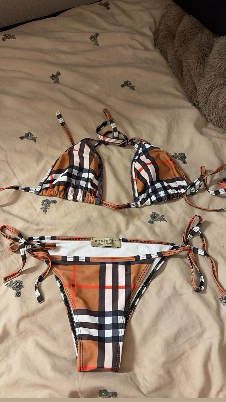 burberry bikini, Verzenden, Zo goed als nieuw, Bikini