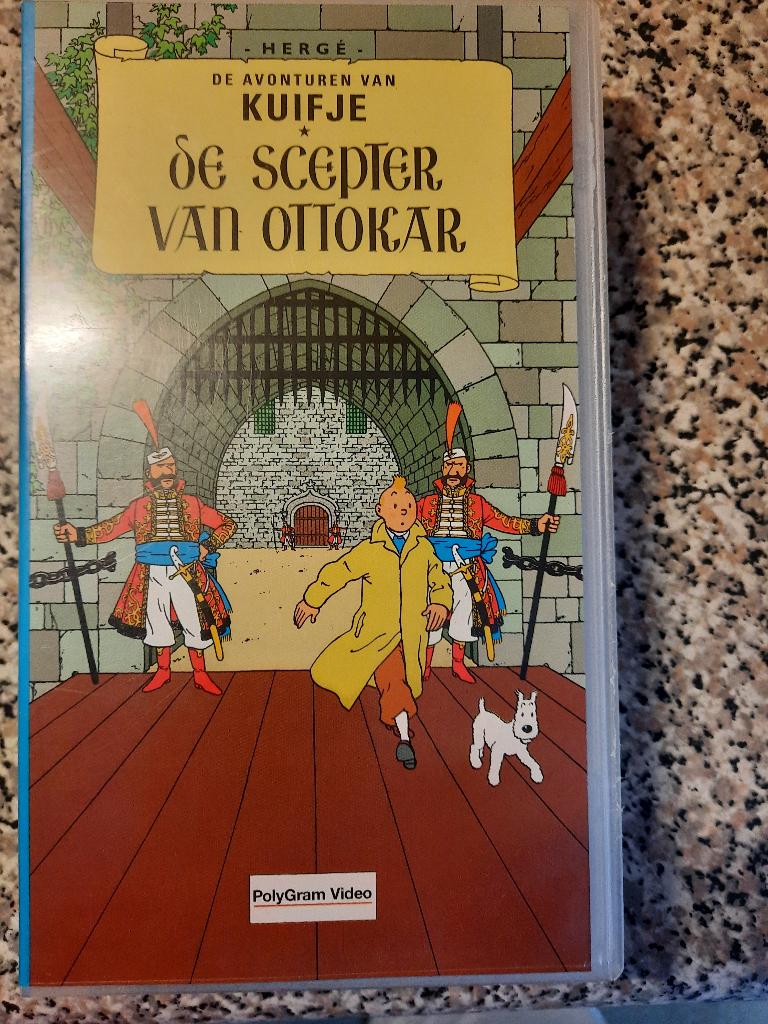 KUIFJE "De Scepter van Ottocar" Tekenfilm Classic Op VIDEO!, Cd's en Dvd's, VHS | Kinderen en Jeugd, Alle leeftijden, Verzenden