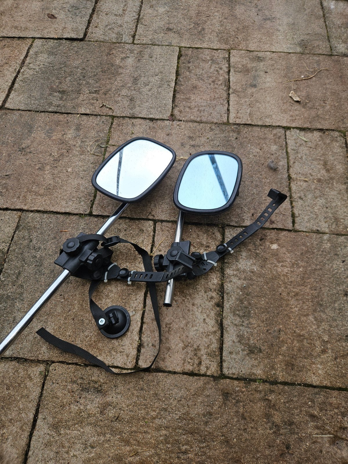caravan spiegels, Ophalen