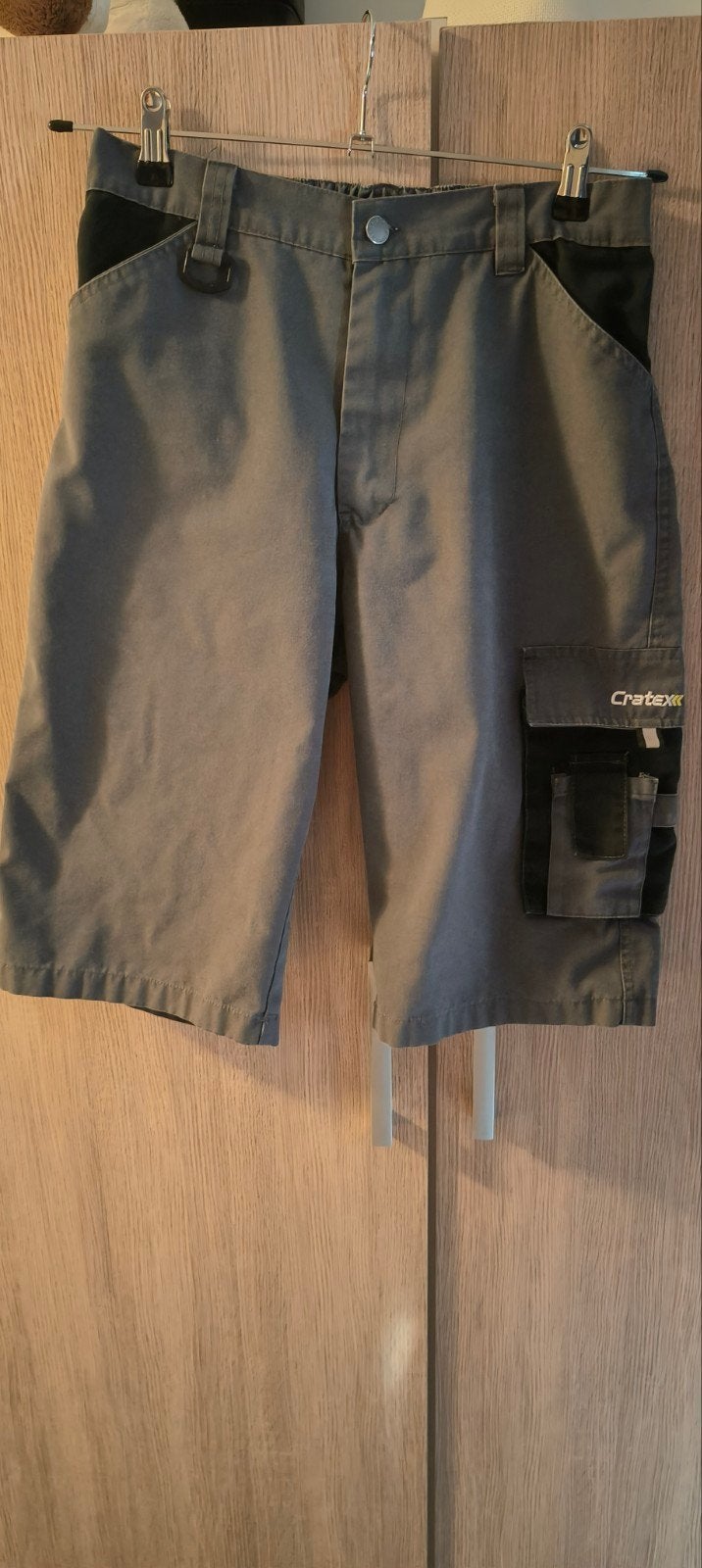 Cratex Korte Werkbroek Maat 46, Grijs, Gedragen, Maat 46 (S) of kleiner, Cratex