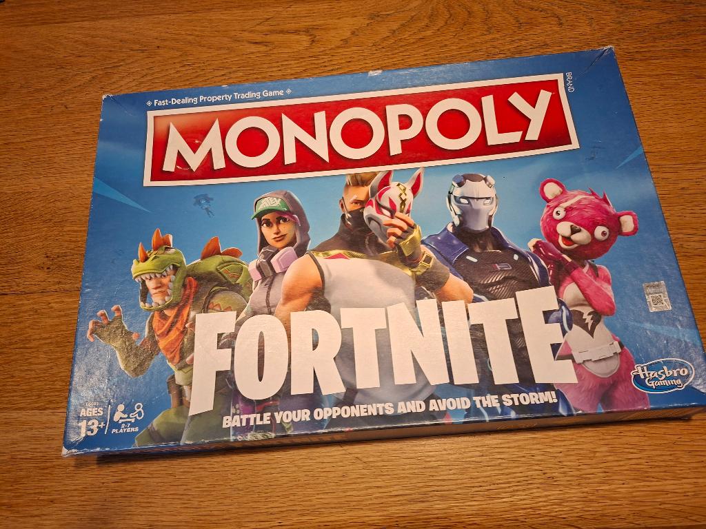 Monopoly Fortnite, Hobby en Vrije tijd, Ophalen of Verzenden, Zo goed als nieuw