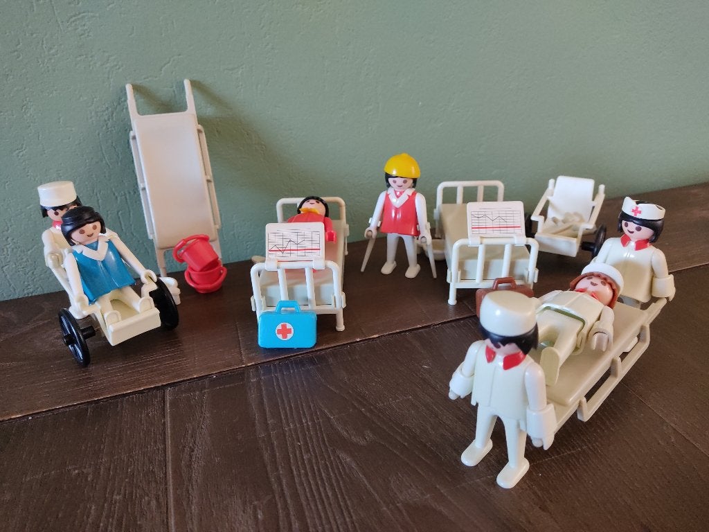 Playmobil 4404 ziekenhuis, Ophalen of Verzenden, Gebruikt, Complete set