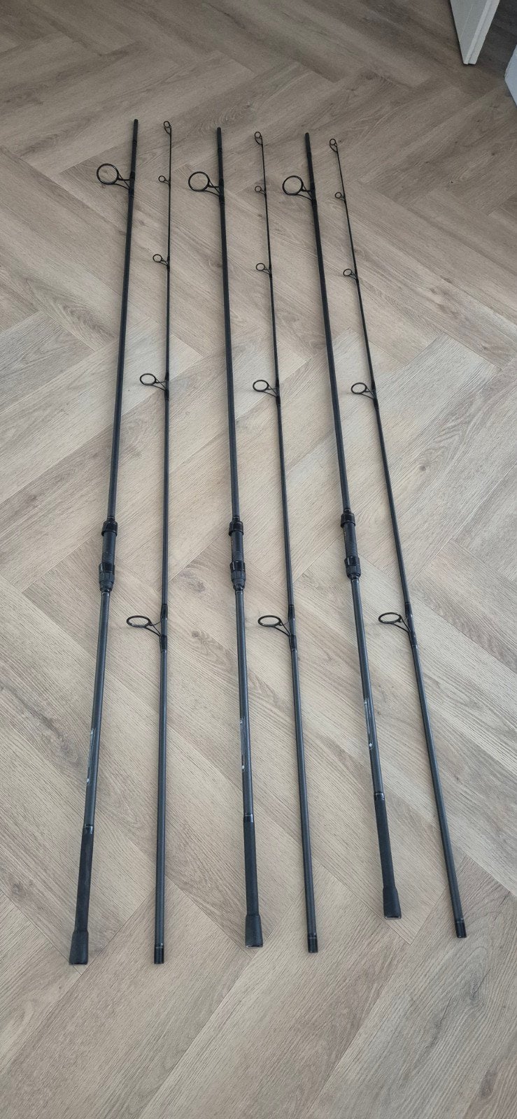 3x Fox horizonX abbreviated 12ft 3lbs +Fox foedraal, Watersport en Boten, Ophalen, Zo goed als nieuw, Overige typen