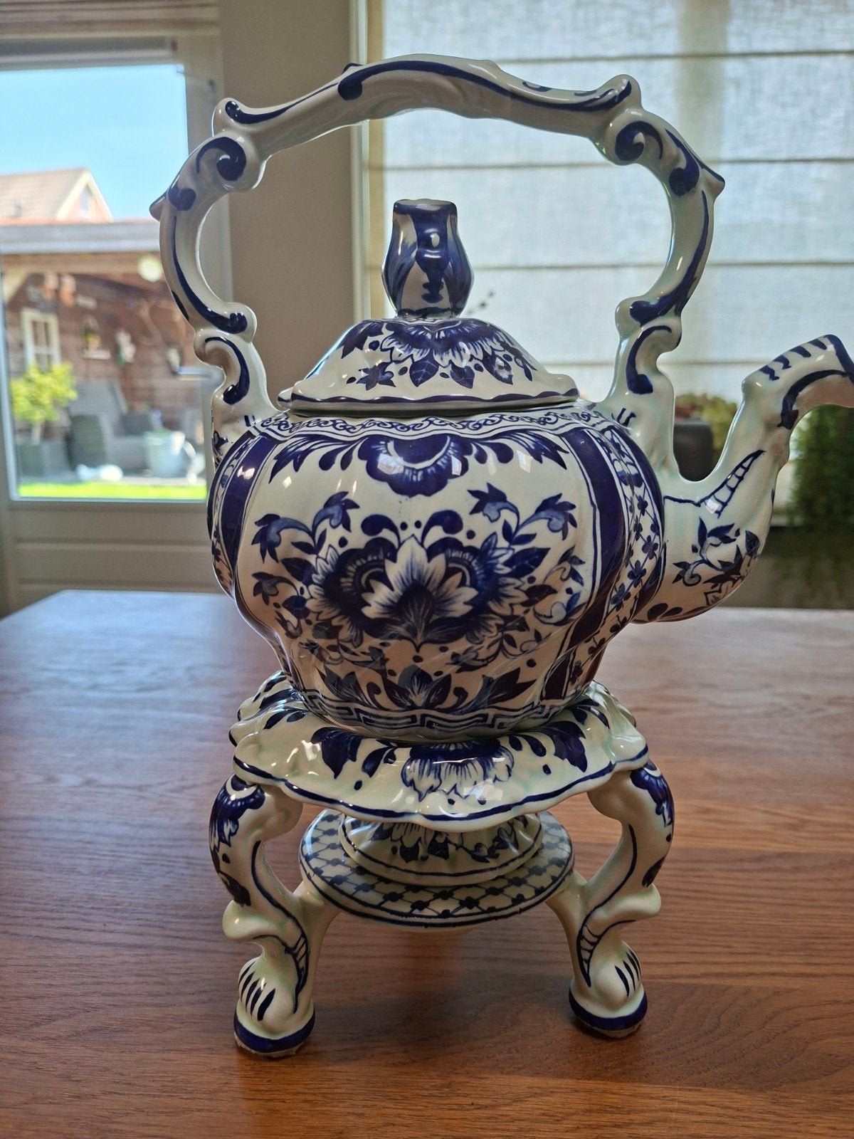 delfts blauw theepotje, Antiek en Kunst, Ophalen
