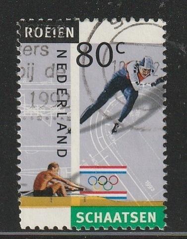 Nederland 1992 1517c Olympiade Roeien Schaatsen, Gest, Postzegels en Munten, Postzegels | Nederland, Ophalen of Verzenden, Na 1940