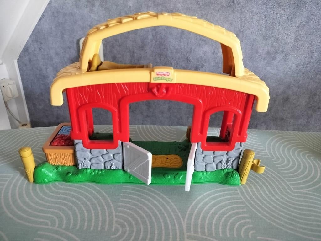 Little people boerderijtje, Ophalen of Verzenden, Gebruikt, Speelset, Met geluid