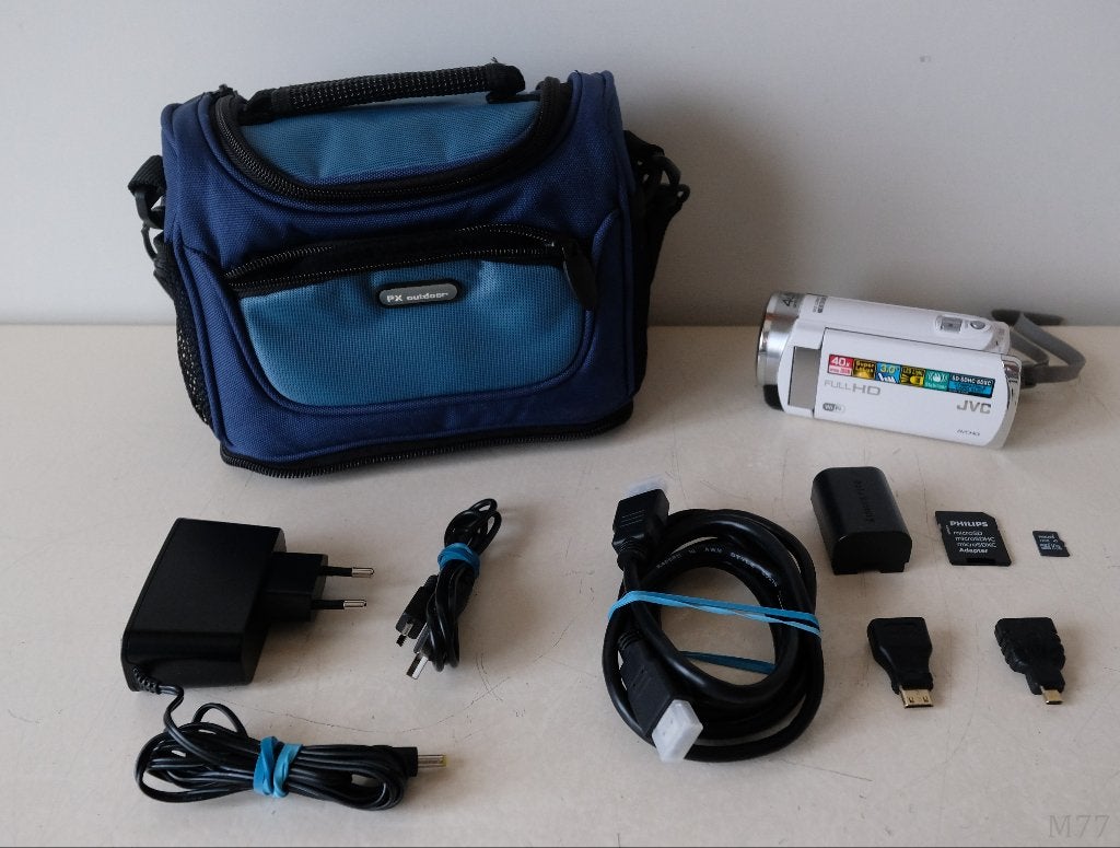 JVC GZ-EX215WE Full HD SD-Camcorder (Wifi-32GB), Full HD, Gebruikt, JVC, 20x of meer