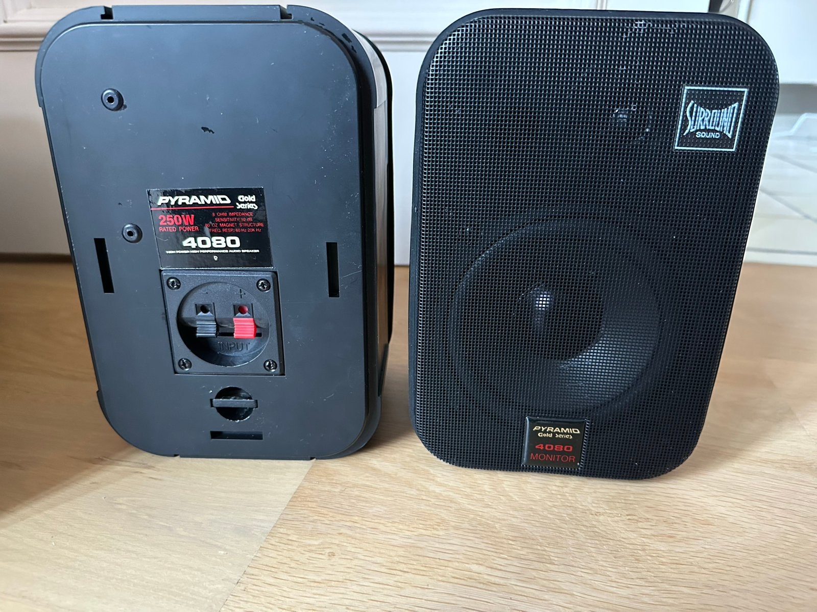 Pyramid Quad Audio Legacy LS4080 Surround Speakers (6 stuks), Audio, Tv en Foto, Luidsprekers, Gebruikt, Speakerset, Ophalen, 150 watt of meer