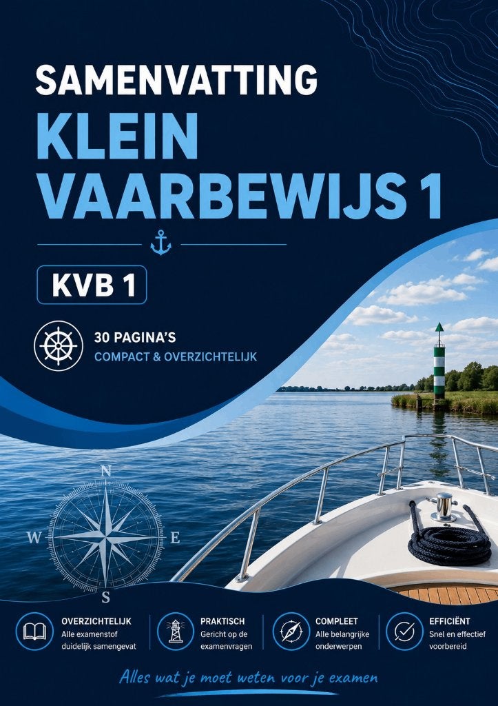 Samenvatting klein vaarbewijs 1 - 2026, Boeken, Ophalen of Verzenden, Beta, Nieuw