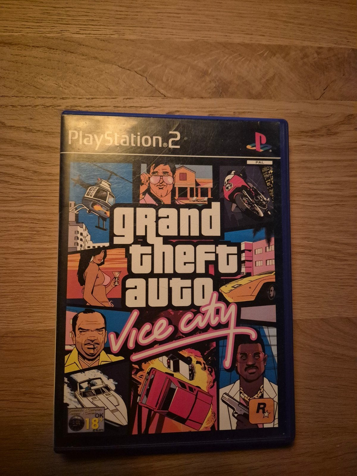 Grand Theft Auto Vice City PS2 met kaart, 1 speler, Ophalen, Gebruikt, Avontuur en Actie