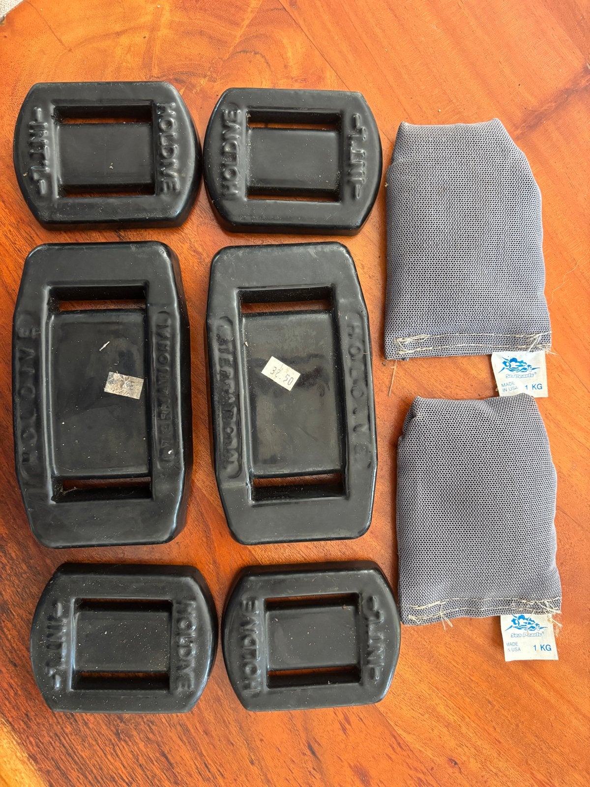 Complete duiklood set 11 kg: gordellood + Sea Pearls softloo, Watersport en Boten, Ophalen, Gebruikt, Lood of Loodgordel