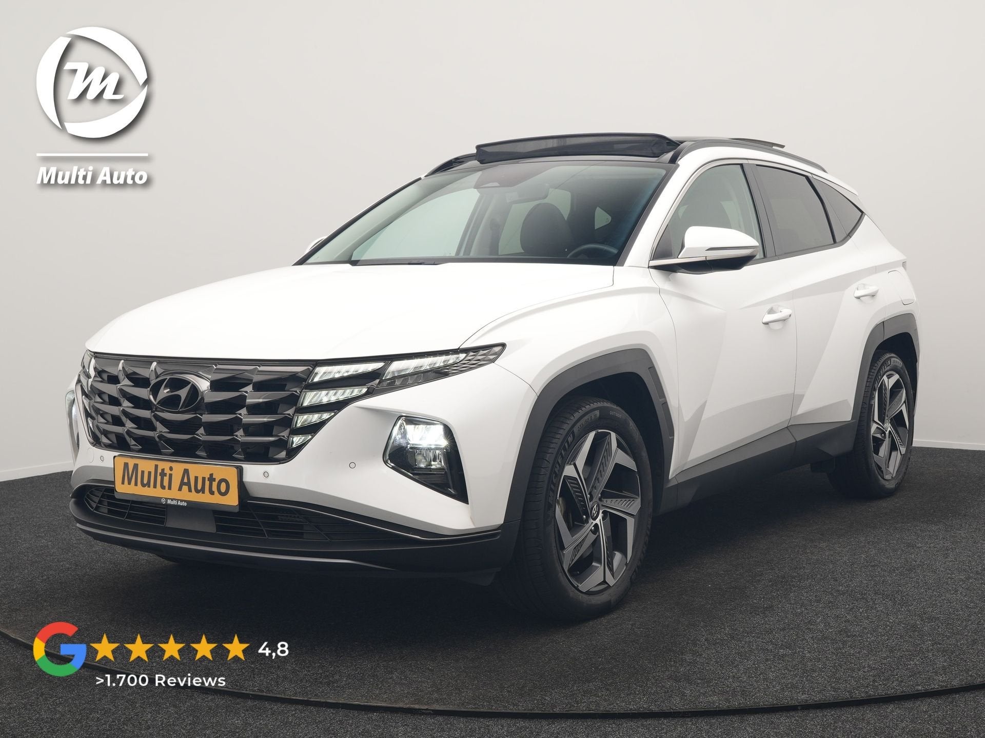 Hyundai Tucson 1.6 T-GDI Comfort Smart 4WD PHEV 265pk | Pano, Auto's, Hyundai, Automaat, Automatische klimaatregeling, Stof, Gebruikt