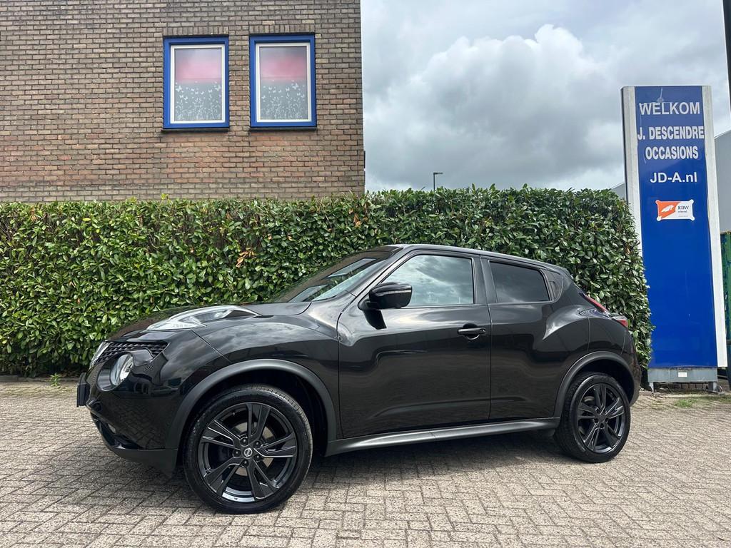 Nissan Juke 1.2 DIG-T S/S Premium Black Edition Climate C, C, Auto's, Nissan, Voorwielaandrijving, Gebruikt, Zwart, Met garantie (alle)