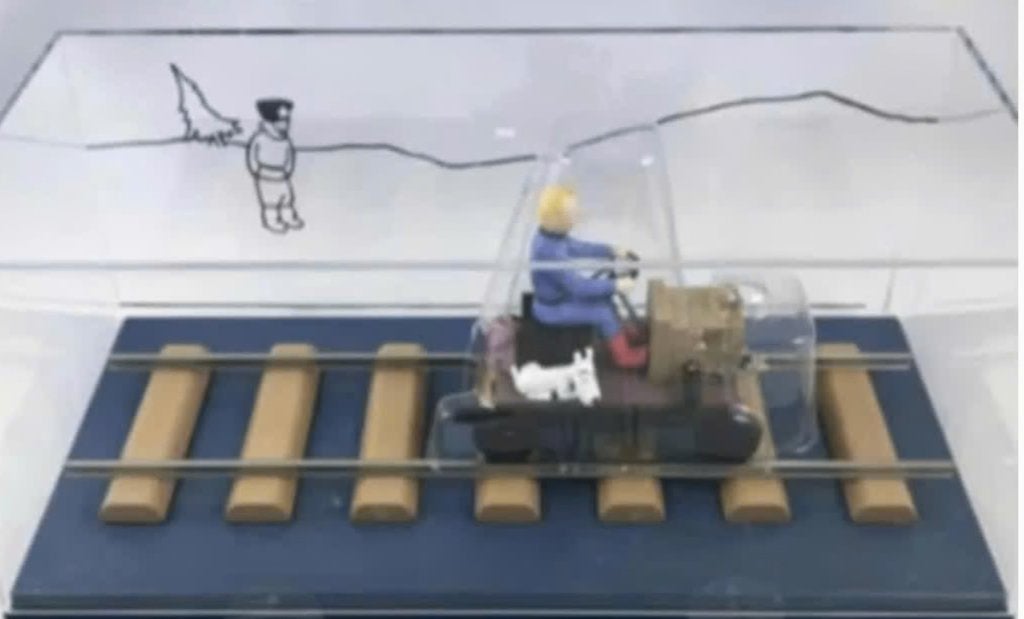 Draisine à Moteur Kuifje in de Sovjet Unie 1/24 TINTIN # 59