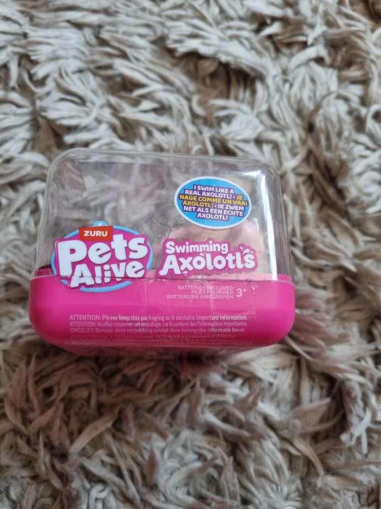 ZURU Pets Alive Swimming Axolotl - Roze Speelgoed, Ophalen of Verzenden, Zo goed als nieuw, Jongen of Meisje