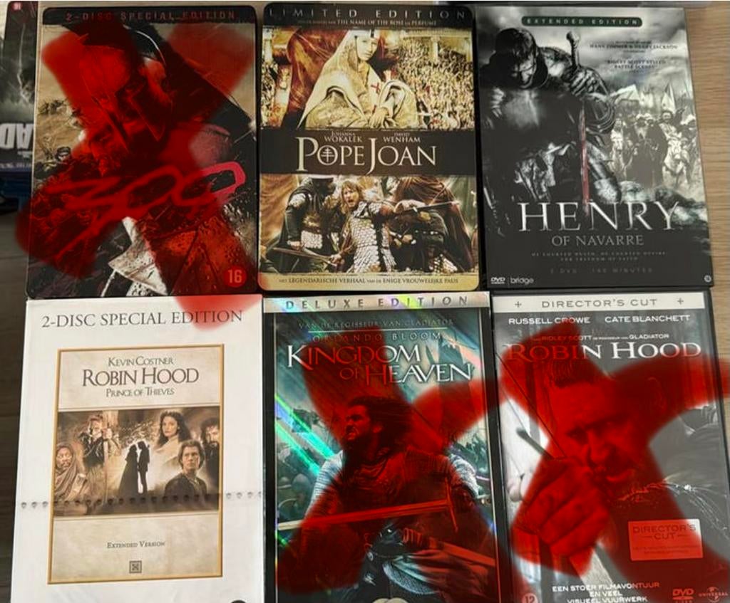 Dvd €3 per stuk, Vanaf 16 jaar, Ophalen of Verzenden, Gebruikt