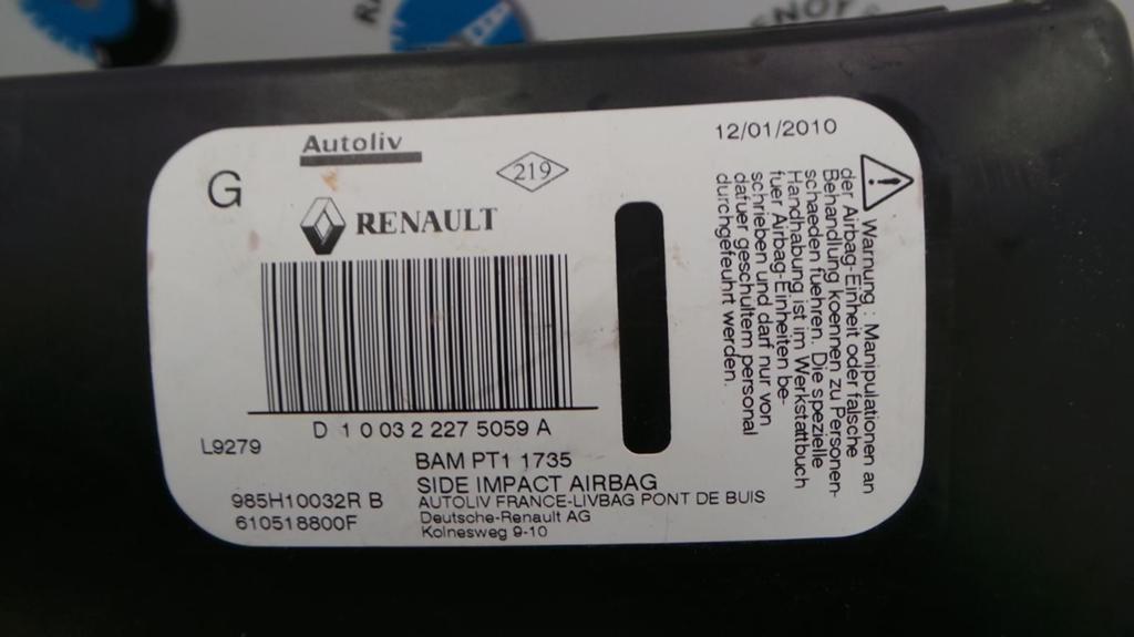 RENAULT MEGANE AIRBAG LINKS 2011, Auto-onderdelen, Ophalen of Verzenden, Gebruikt, Stiba lid