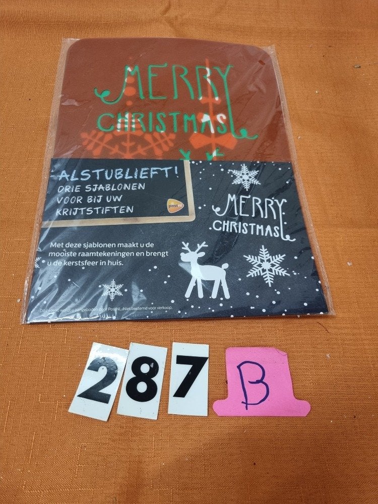 kerst sjablonen drie stuks [b287], Diversen, Ophalen of Verzenden, 'T Olde Gre-j, Info@toldegrej.nl, Endepoelstraat 20f Didam