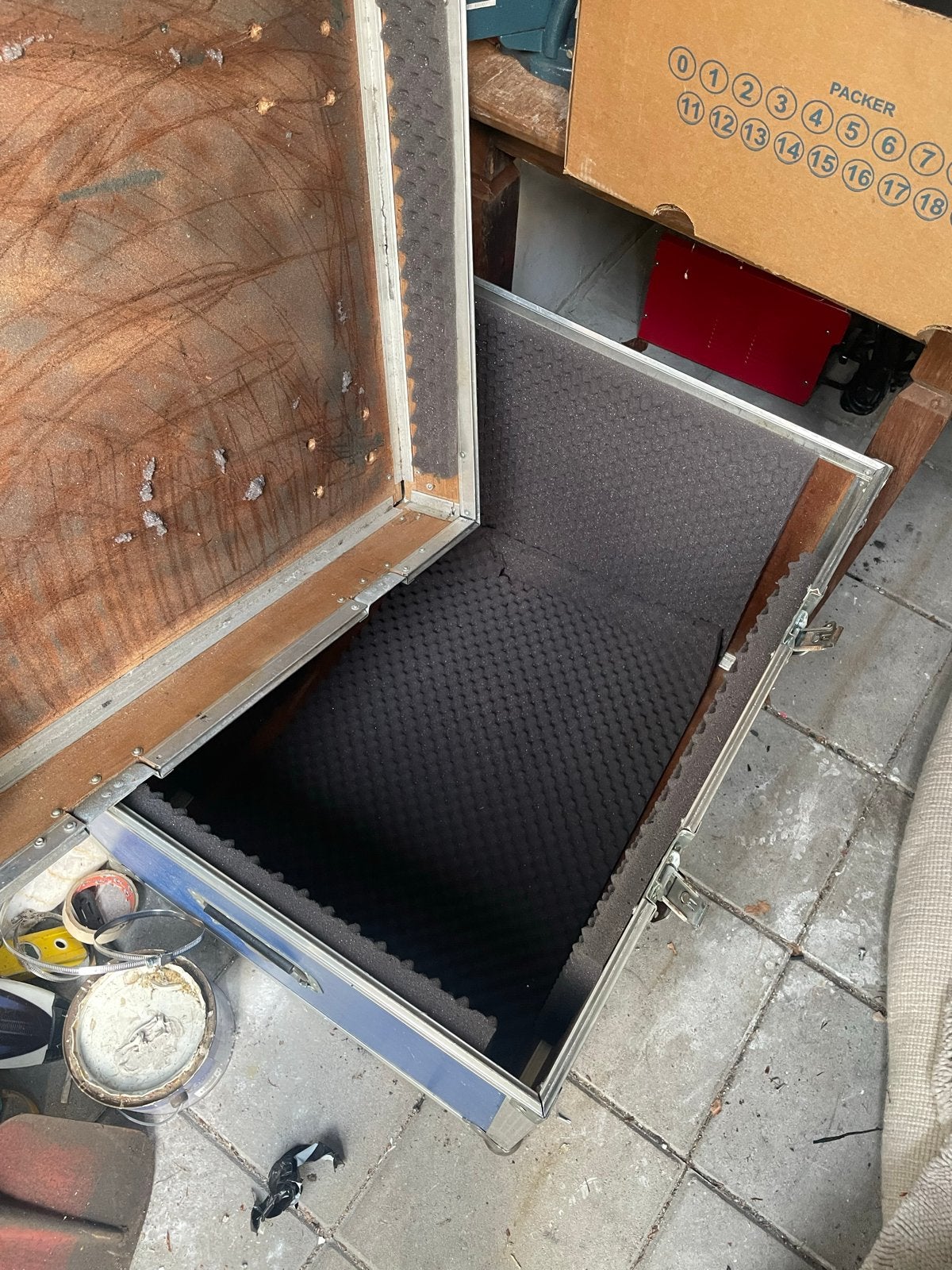 Flightcase 62x72 x62Robuuste bescherming voor apparatuur, Ophalen of Verzenden, Gebruikt, Speaker of Versterker, Flightcase