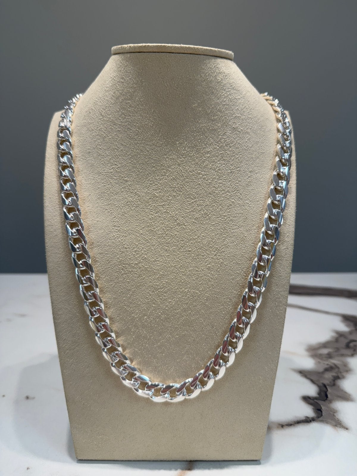 Dikke Cuban Ketting - 0,8cm Breed, 155gr, Sieraden, Tassen en Uiterlijk, Kettingen, Ophalen of Verzenden, Zo goed als nieuw, Zilver