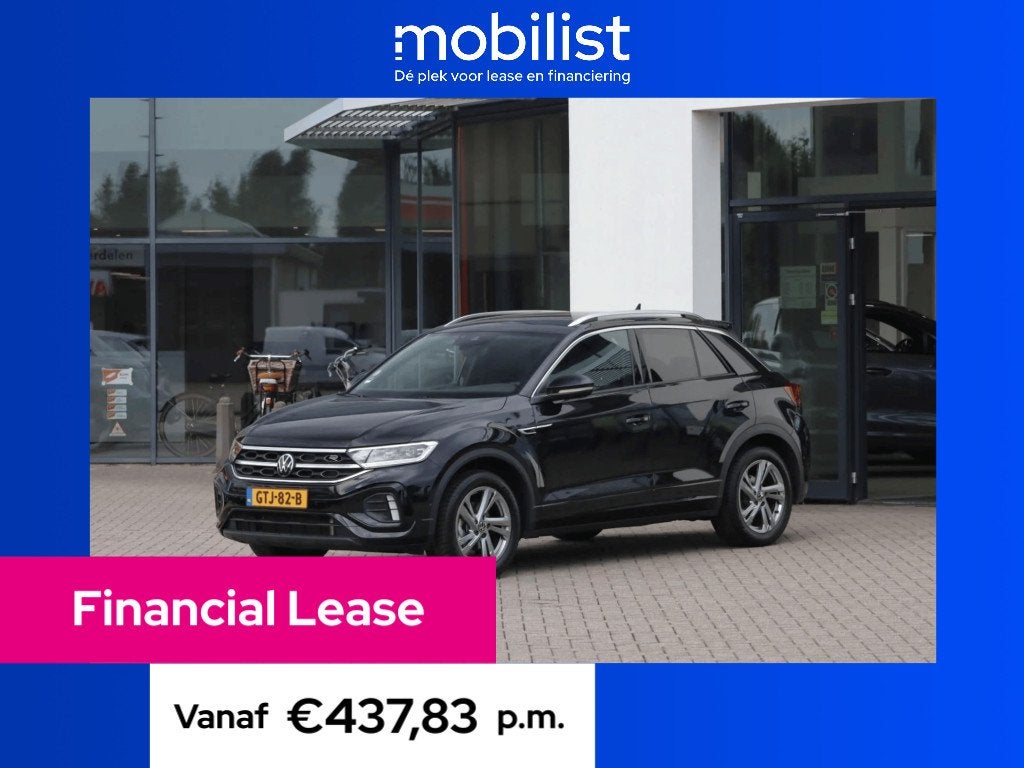 Volkswagen T-Roc 1.5 TSI R-Line (bj 2024, automaat), Automaat, 150 pk, Zwart, Bedrijf