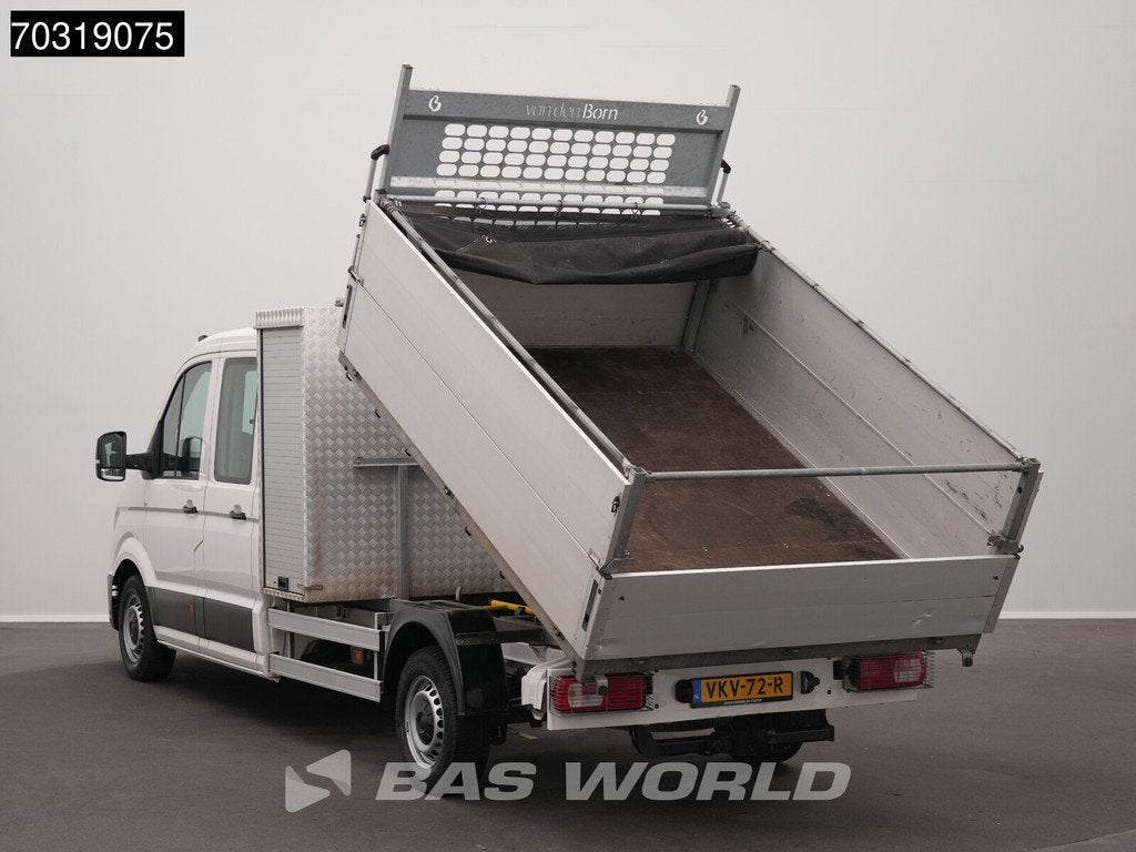 Volkswagen Crafter 140pk Kipper Dubbel Cabine met Kist Trekh, Gebruikt, Euro 6, 4 cilinders, Volkswagen
