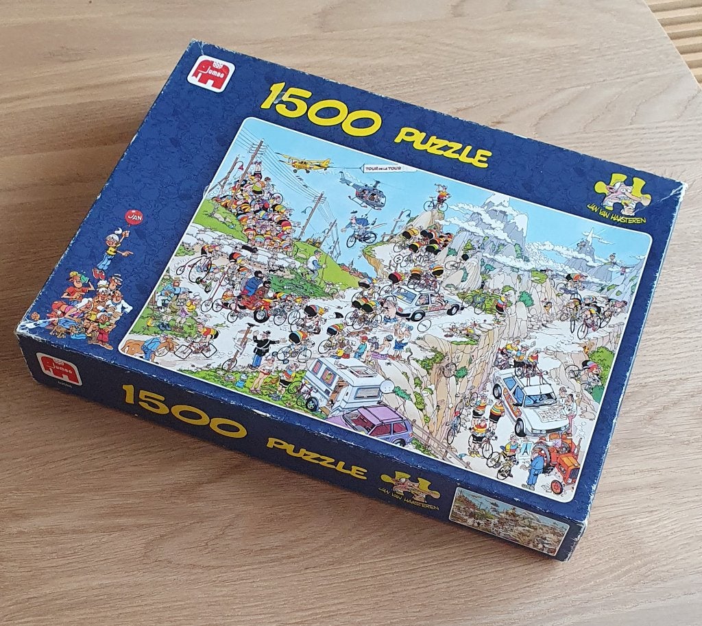 Jan Van Haasteren 1500 stukjes, Hobby en Vrije tijd, Denksport en Puzzels, Ophalen, 500 t/m 1500 stukjes, Zo goed als nieuw, Legpuzzel