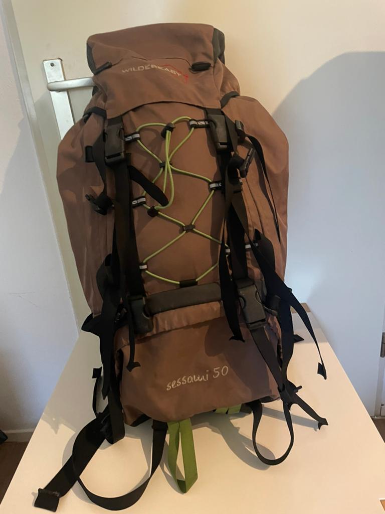 Wildebeast Sessawi 50 Trekking Rugzak - Zo goed als nieuw, Sieraden, Tassen en Uiterlijk, Tassen | Rugtassen, Overige merken, 25 tot 40 cm