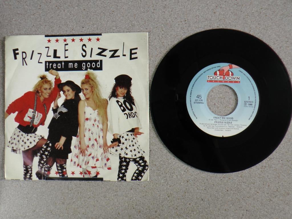 Frizzle Sizzle - Treat me good VINYL SINGLE, Gebruikt, 7 inch, Pop, Single