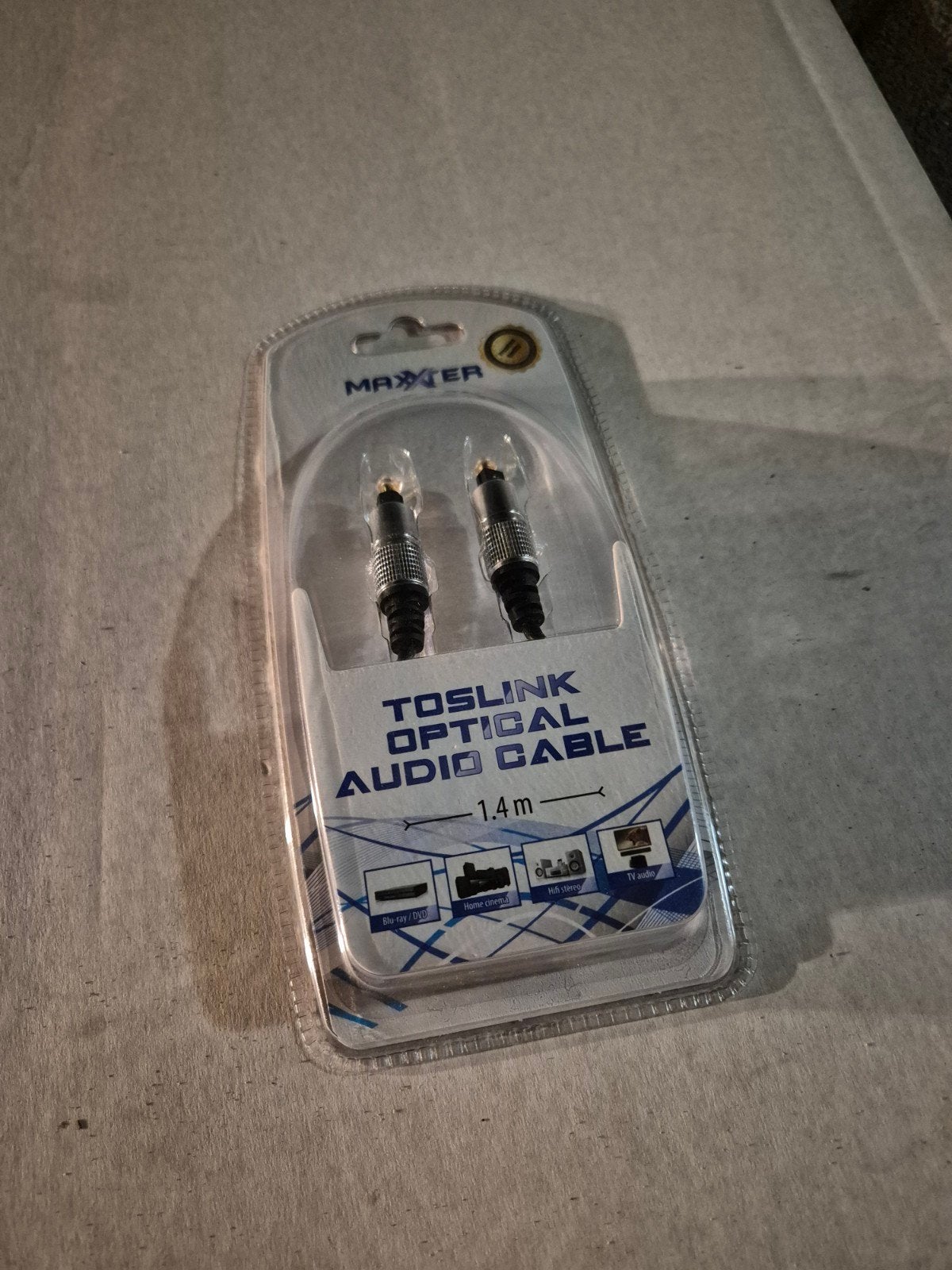 TOSLINK Optische Audio Kabel - 1.4m, Ophalen of Verzenden, Nieuw, Minder dan 2 meter, Optische kabel