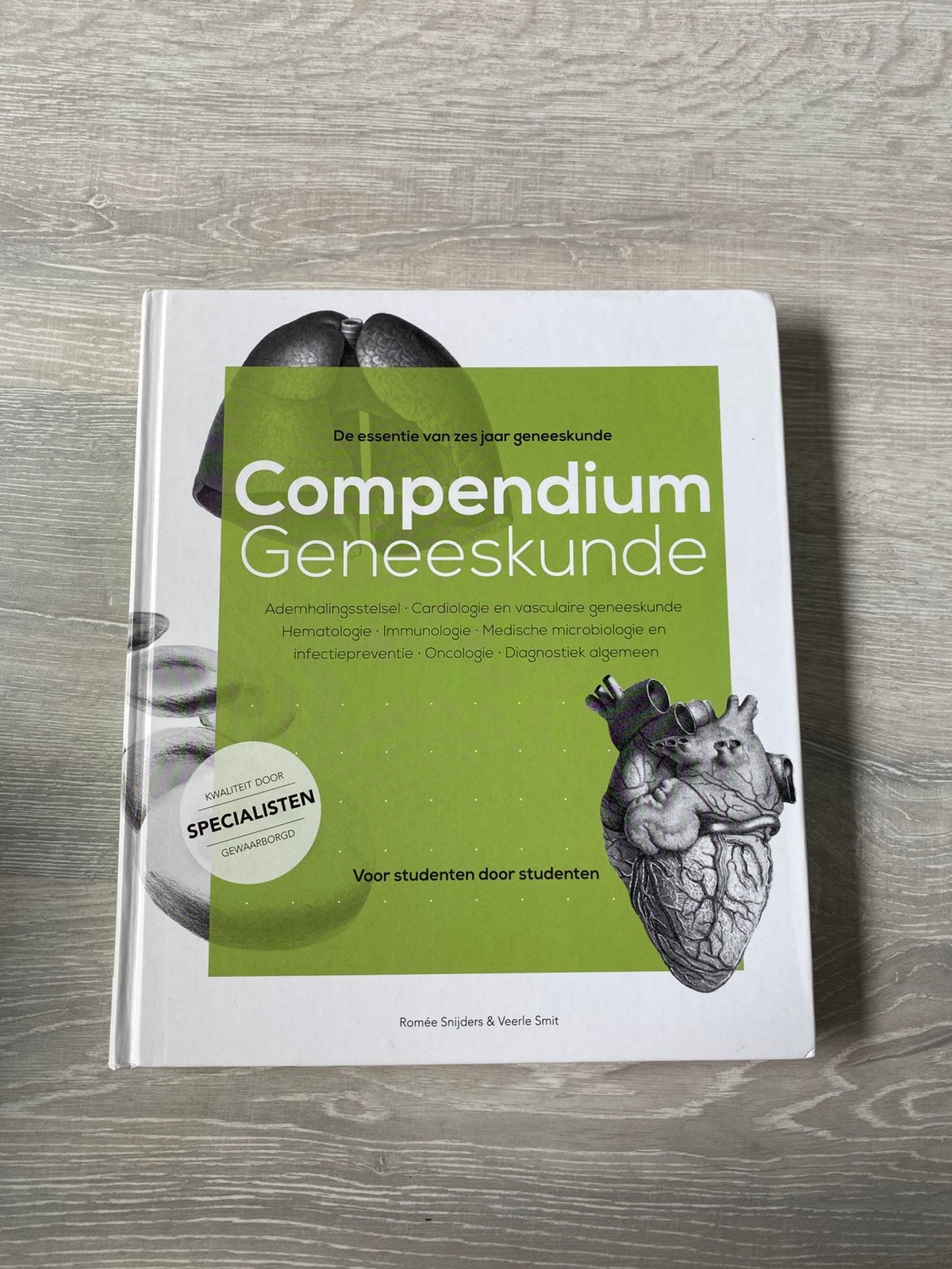 Compendium geneeskunde cardiologie ademhalingsstelsel, Ophalen of Verzenden, Beta, Zo goed als nieuw, WO