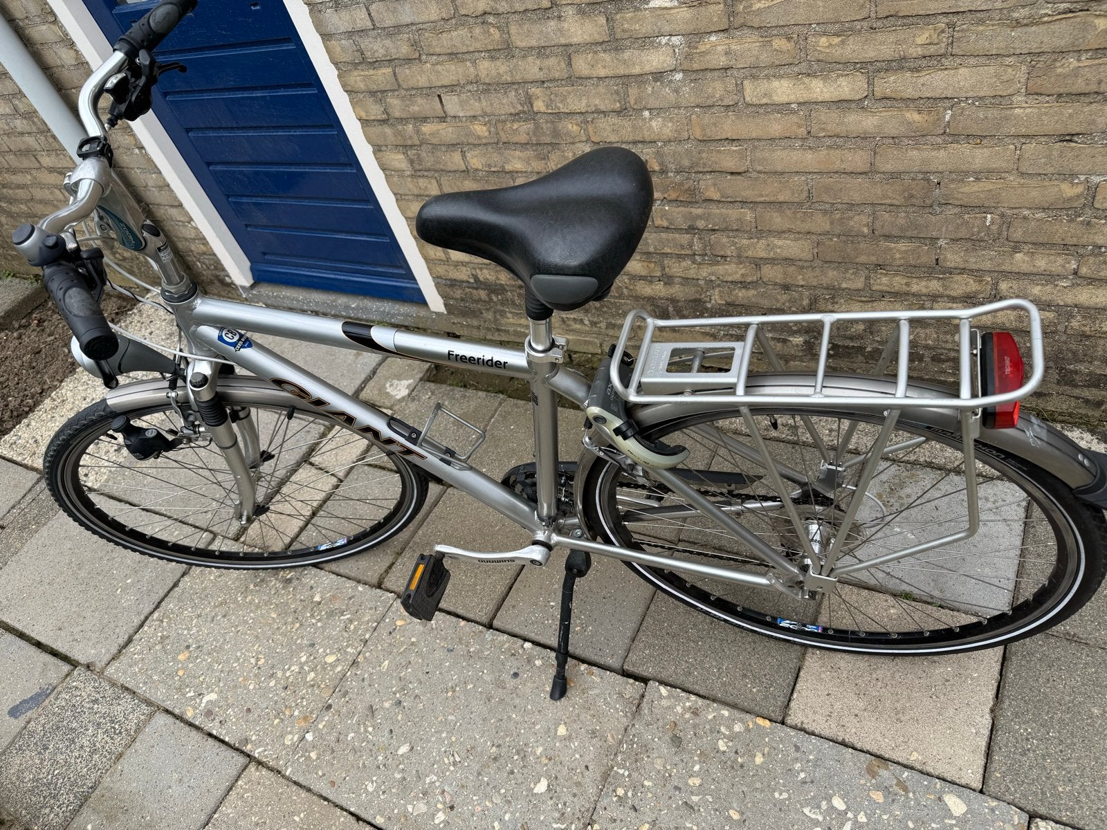 Giant Freerider Damesfiets - Comfortabel en compleet, 28 inch, Gebruikt, Vering, Velgrem