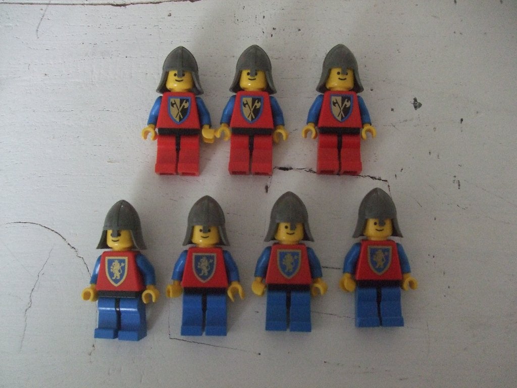classic legopoppetjes RIDDERS, Gebruikt, Lego, Ophalen of Verzenden, Minifiguur