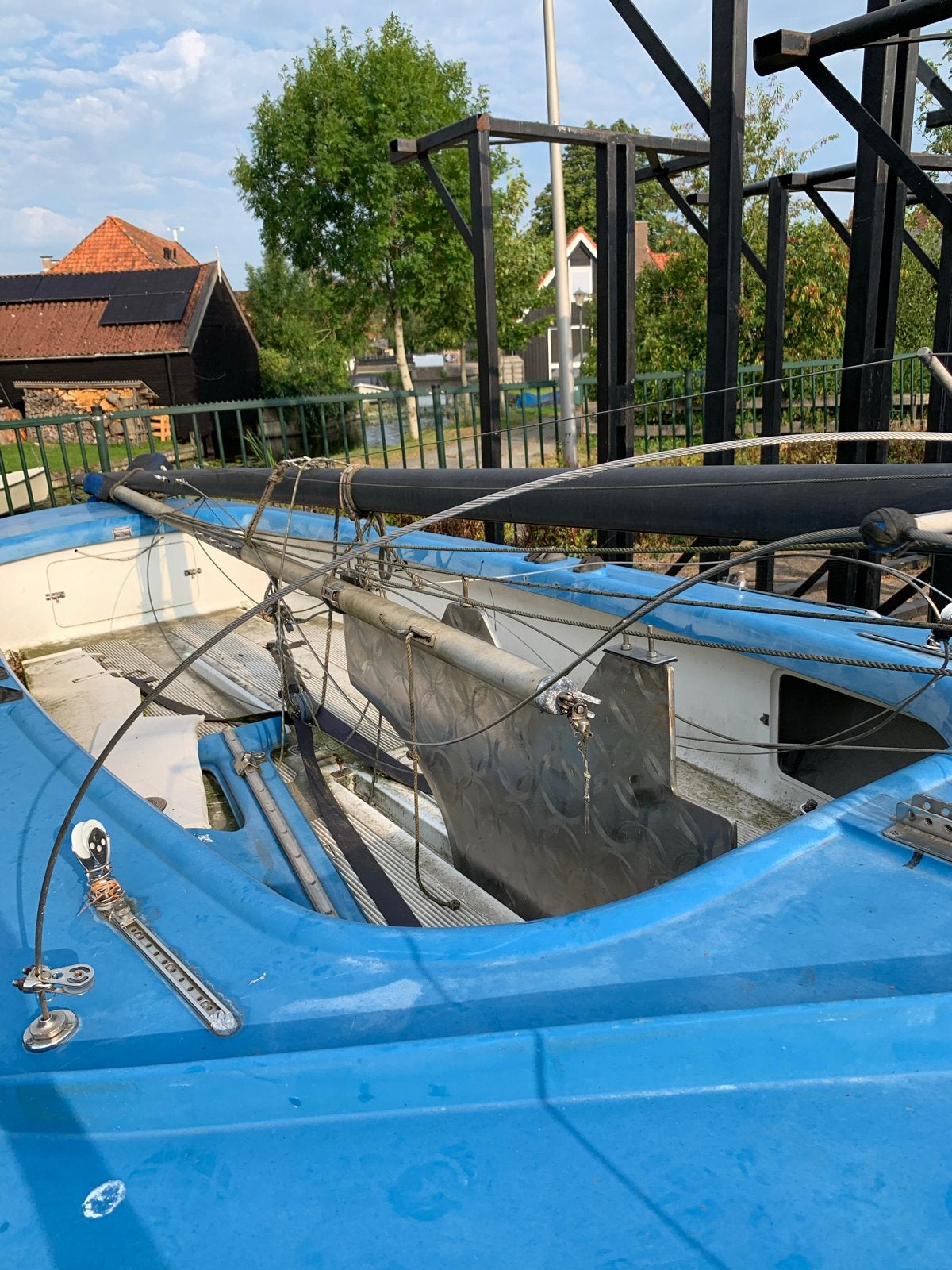 Kielzugvogel open zeilboot opknapper incl. zeilen en trailer, Watersport en Boten, Ophalen, Gebruikt