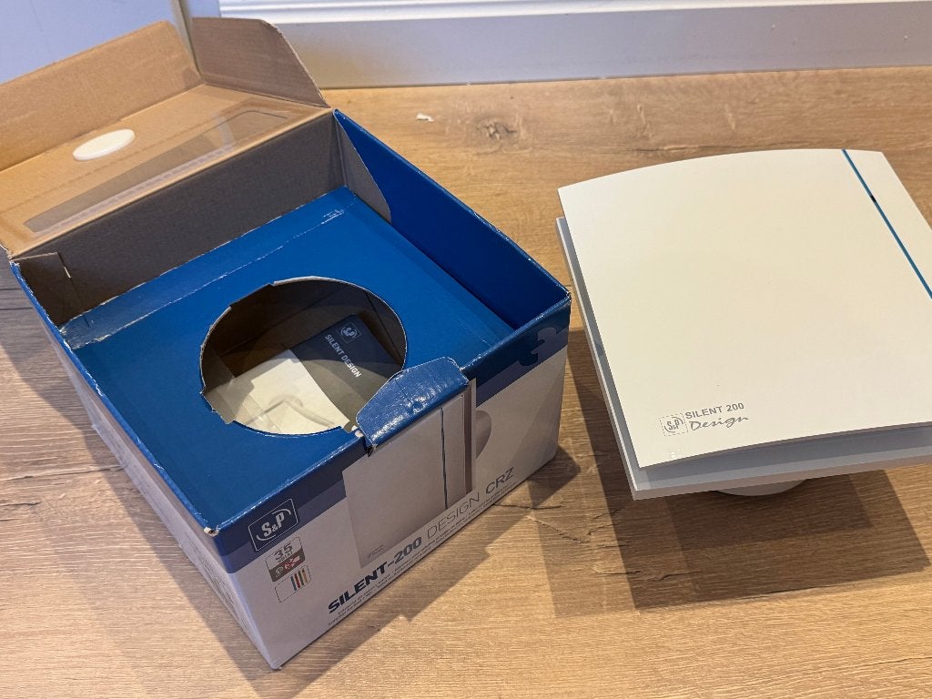 Nieuw | Design badkamerventilator Soler & Palau Silent, Ophalen of Verzenden, Nieuw, Afzuiger