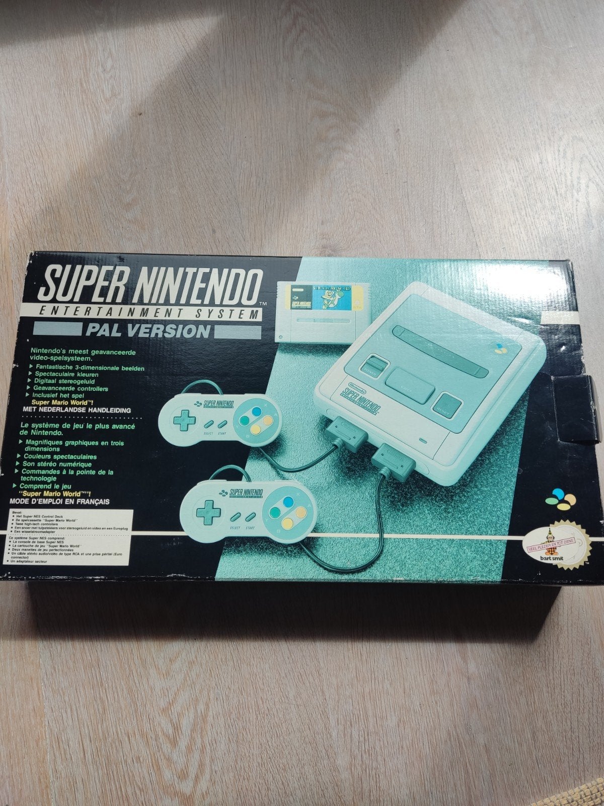 Super Nintendo SNES Mario World in doos + topgames, Spelcomputers en Games, Spelcomputers | Nintendo Super NES, Ophalen, Gebruikt