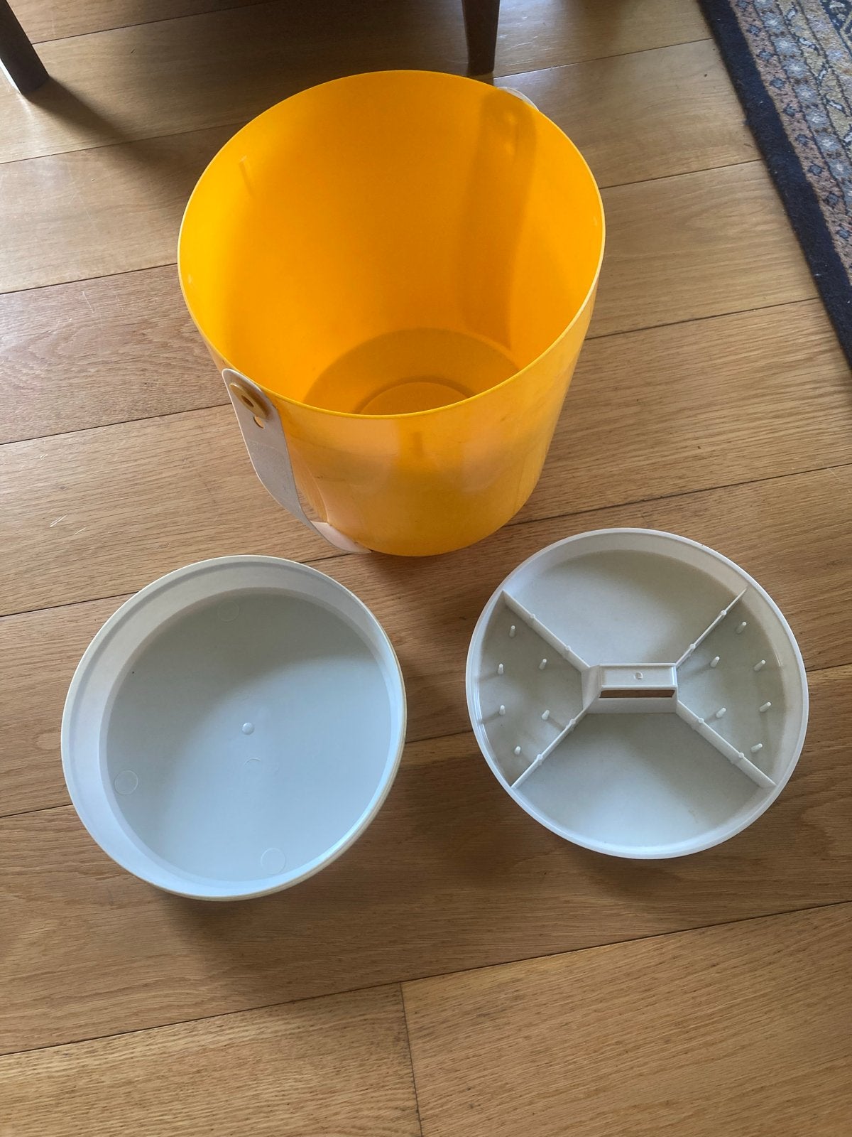 Vintage Sunlight emmer met deksel en inzetstuk, Ophalen of Verzenden, Huis en Inrichting