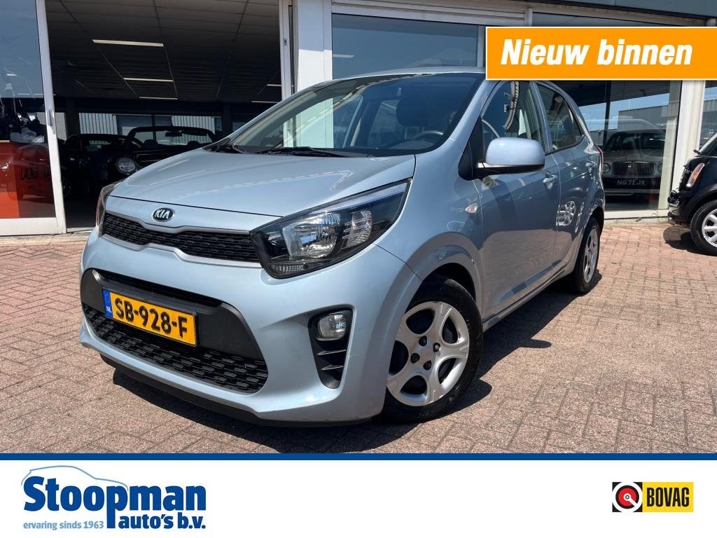 Kia PICANTO 1.0 ComfortLine 5drs Airco El.ramen AUX/USB, Voorwielaandrijving, Gebruikt, Euro 6, Blauw