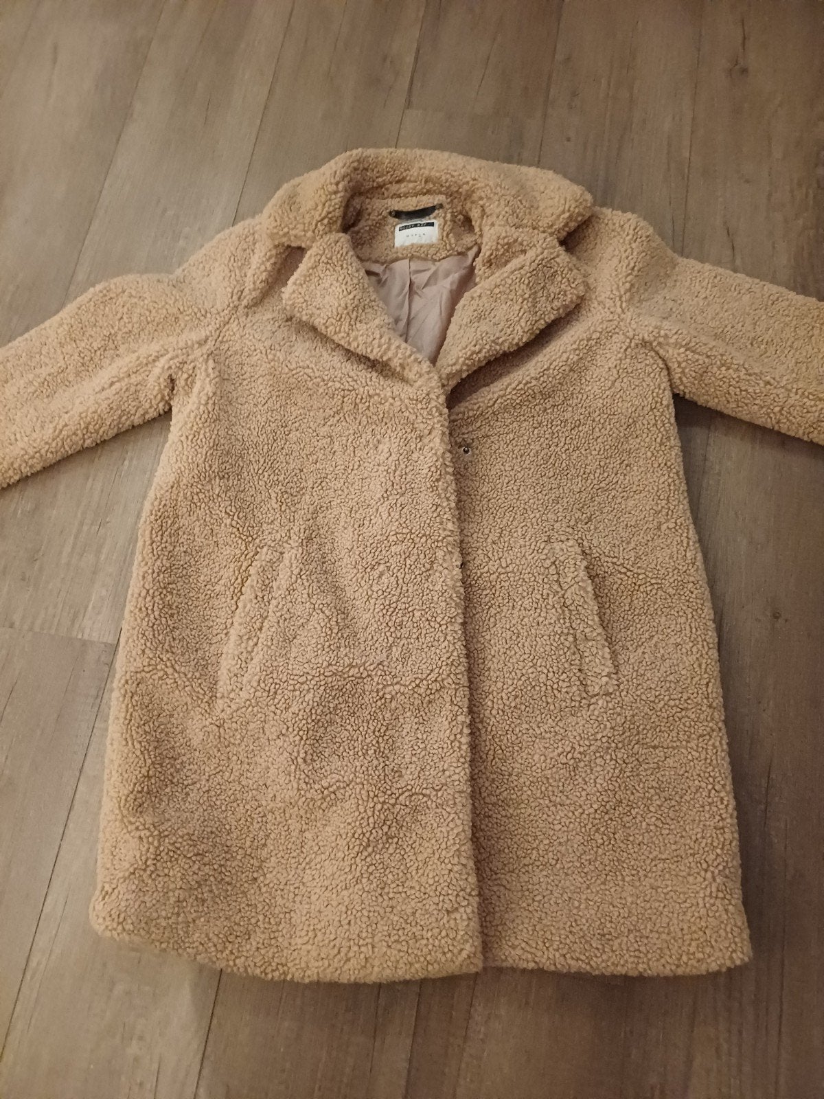 Noisy May teddy jas maat M, Maat 38/40 (M), Beige, Ophalen of Verzenden, Zo goed als nieuw