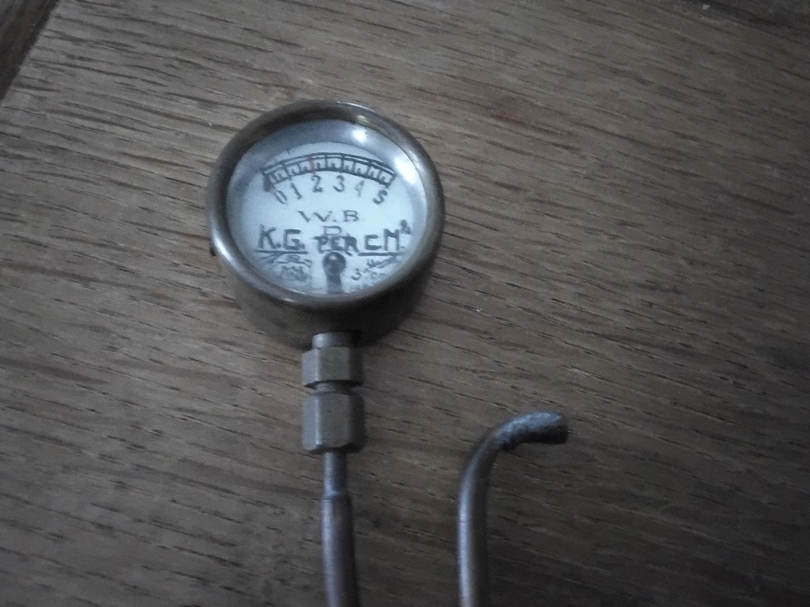 Oude manometer / drukmeter - wijzer ontbreekt, Ophalen of Verzenden