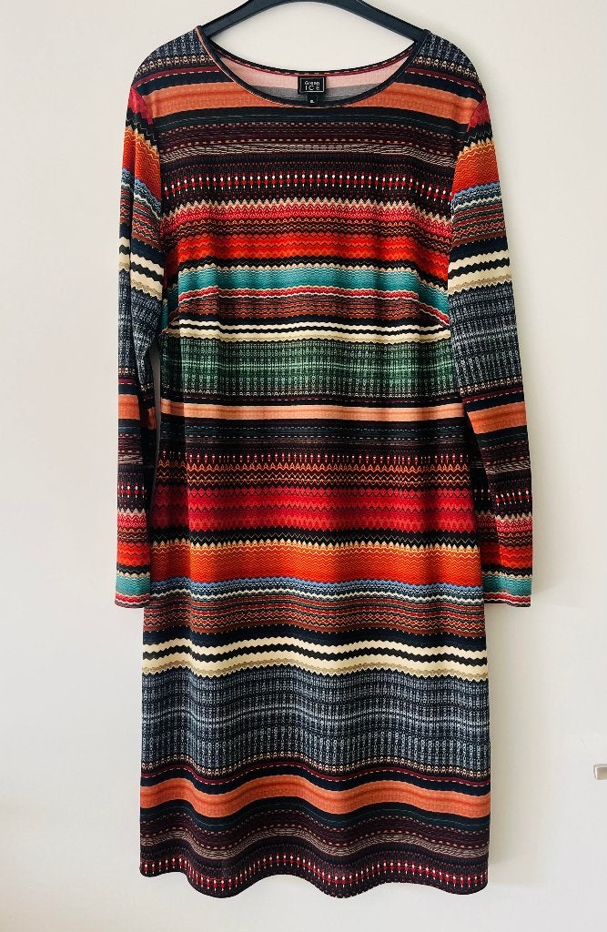 heerlijk draagbaar jurkje van Green Ice maat 44, Kleding | Dames, Ophalen, Meerkleurig, Maat 42/44 (L), Zo goed als nieuw
