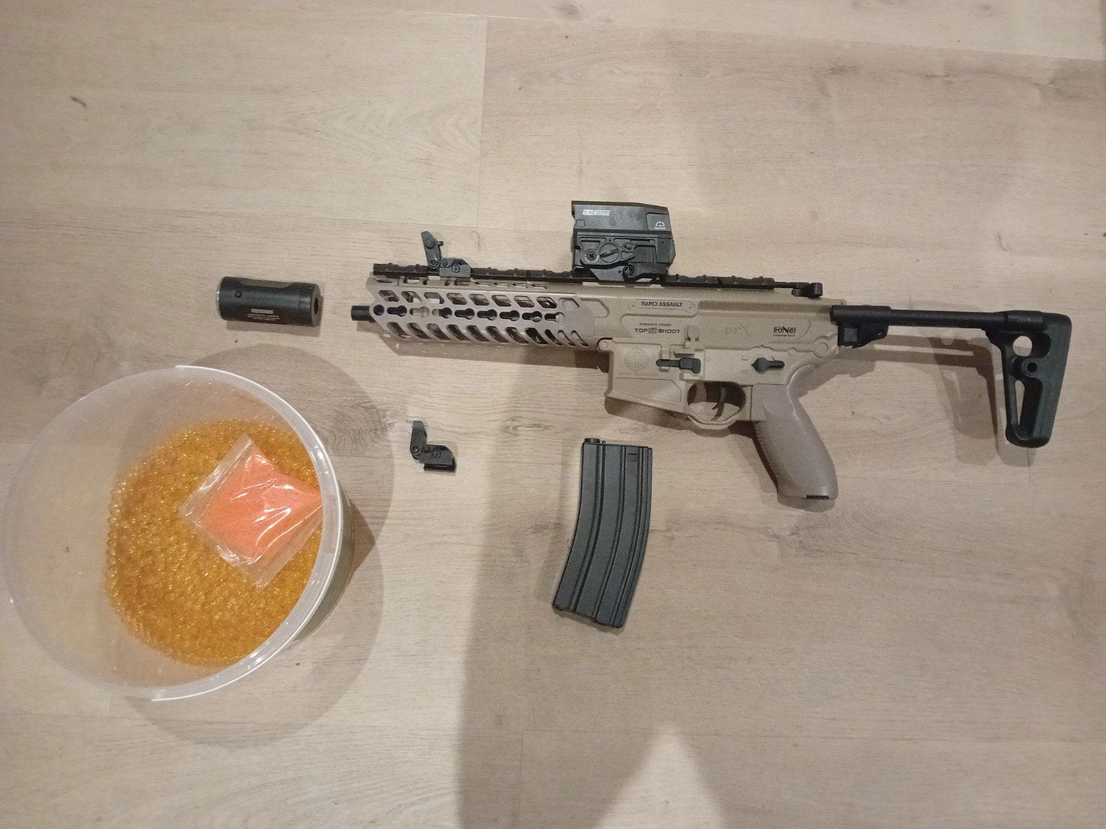 Mooie Gel Blaster Compleet met Veel Balletjes, Ophalen of Verzenden, Zo goed als nieuw