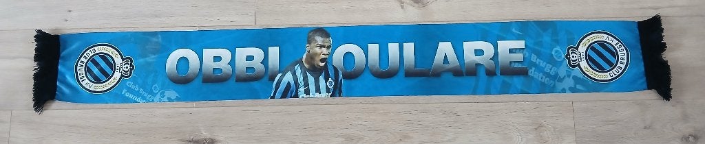 Club Brugge - Obbi Oulare, Ophalen of Verzenden, Gebruikt, Buitenlandse clubs, Vaantje of Sjaal