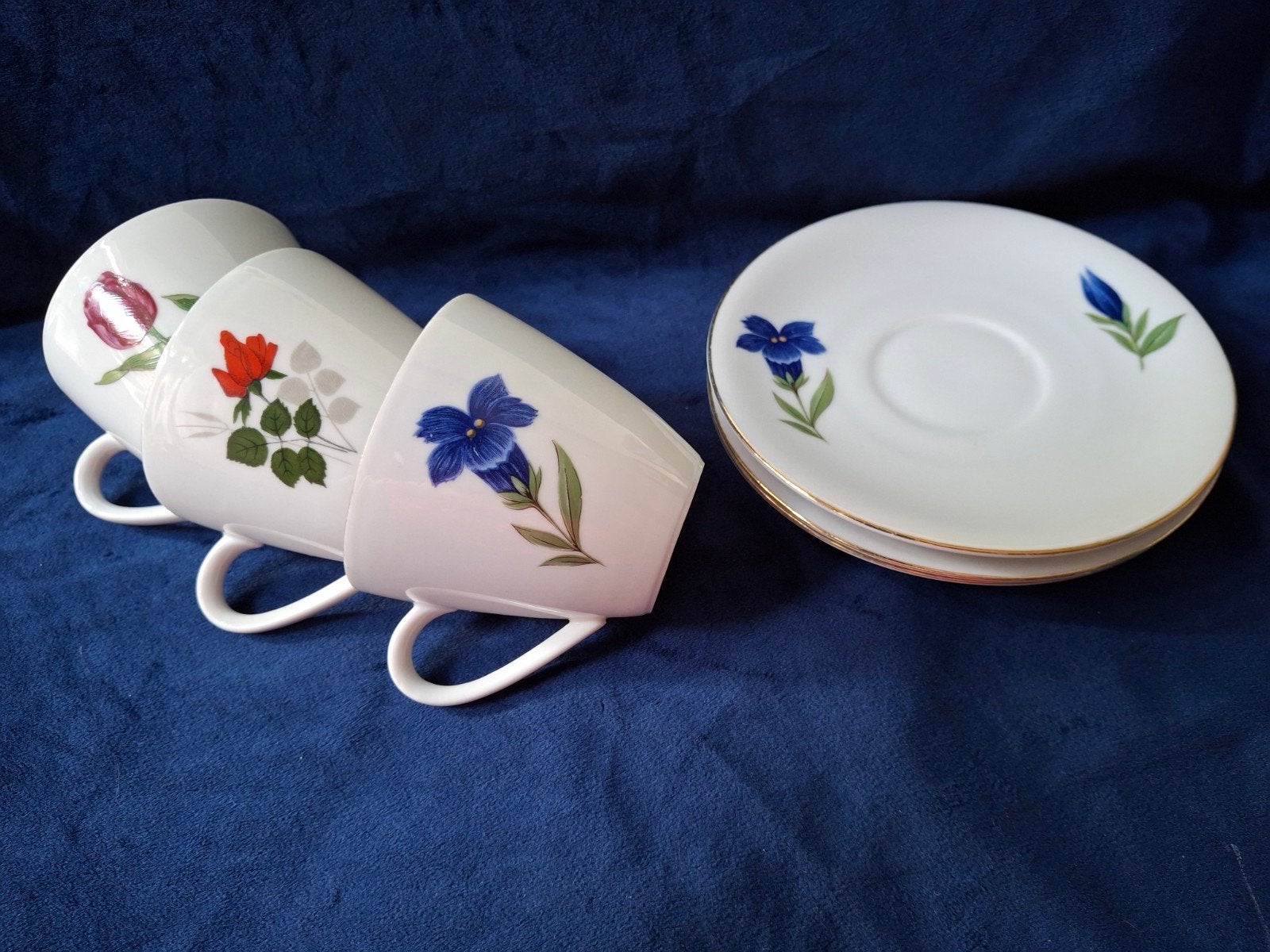 Seltmann Weiden Bavaria kop&schotels. Alles samen voor:, Ophalen of Verzenden, Zo goed als nieuw, Porselein, Kop en/of schotel