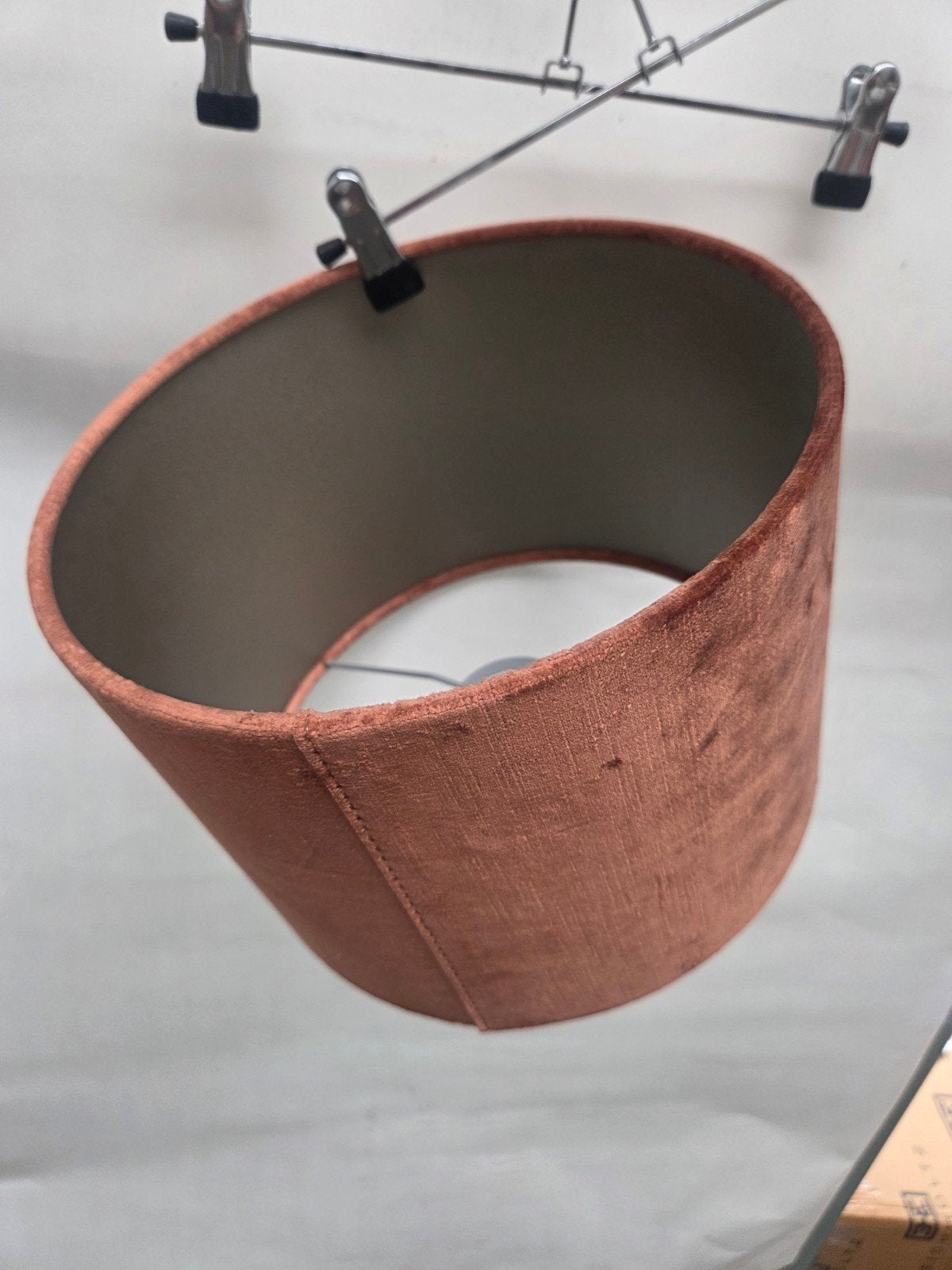 Light Living lampenkap 25 cm - Bruin/Oranje, Ophalen of Verzenden, Nieuw, Bruin, Rond
