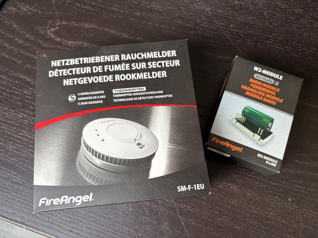 FireAngel SM-F-1EU 230V rookmelder, Ophalen, Detector, Sensor of Melder, Nieuw, Rook