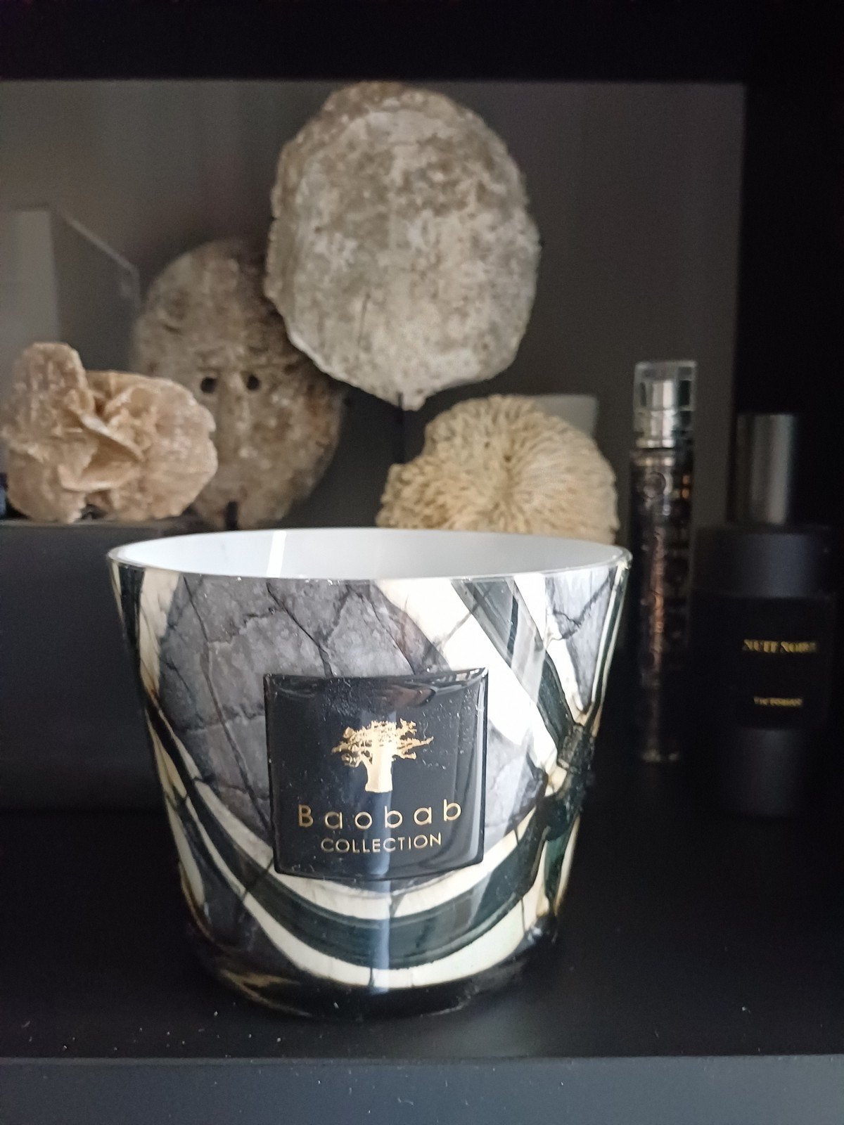 Baobab Stones Marble Max 10 geurkaars, leeg, Ophalen of Verzenden