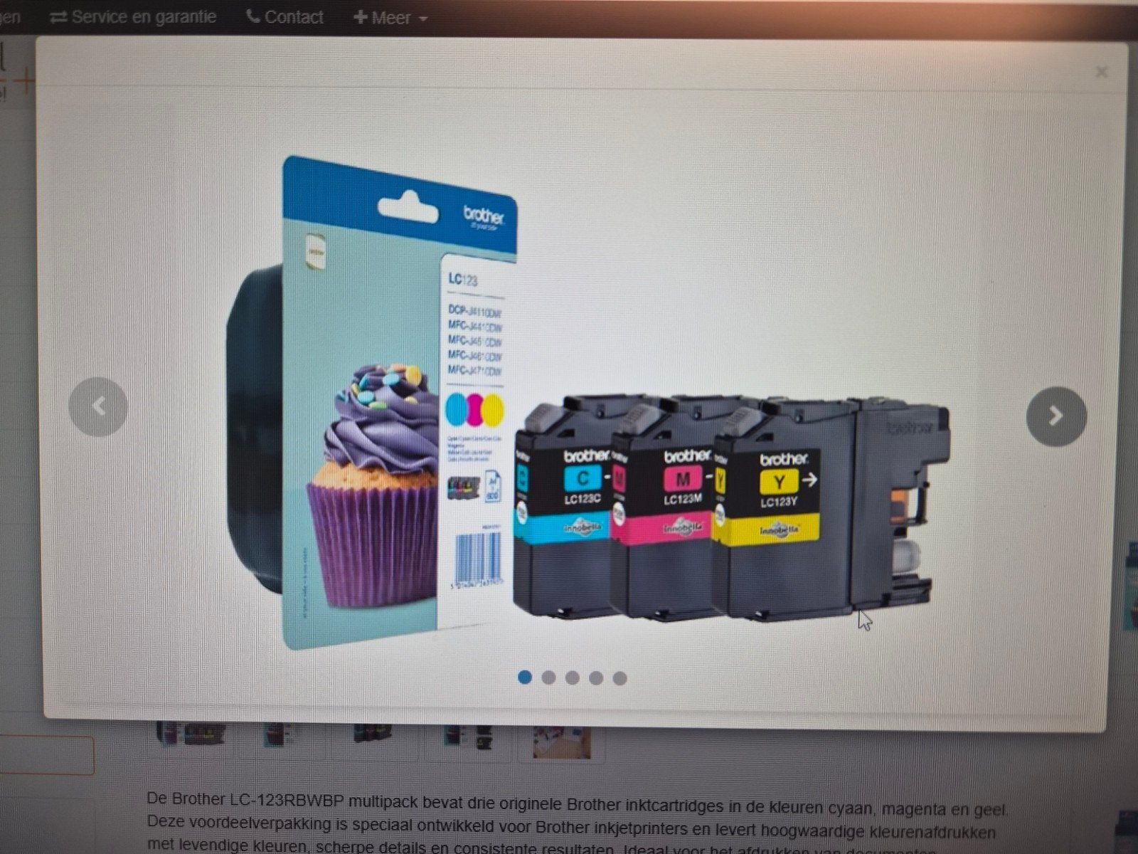 Brother LC-123RBWBP Inktpatronen Multipack, Ophalen, Nieuw, Cartridge, Brother