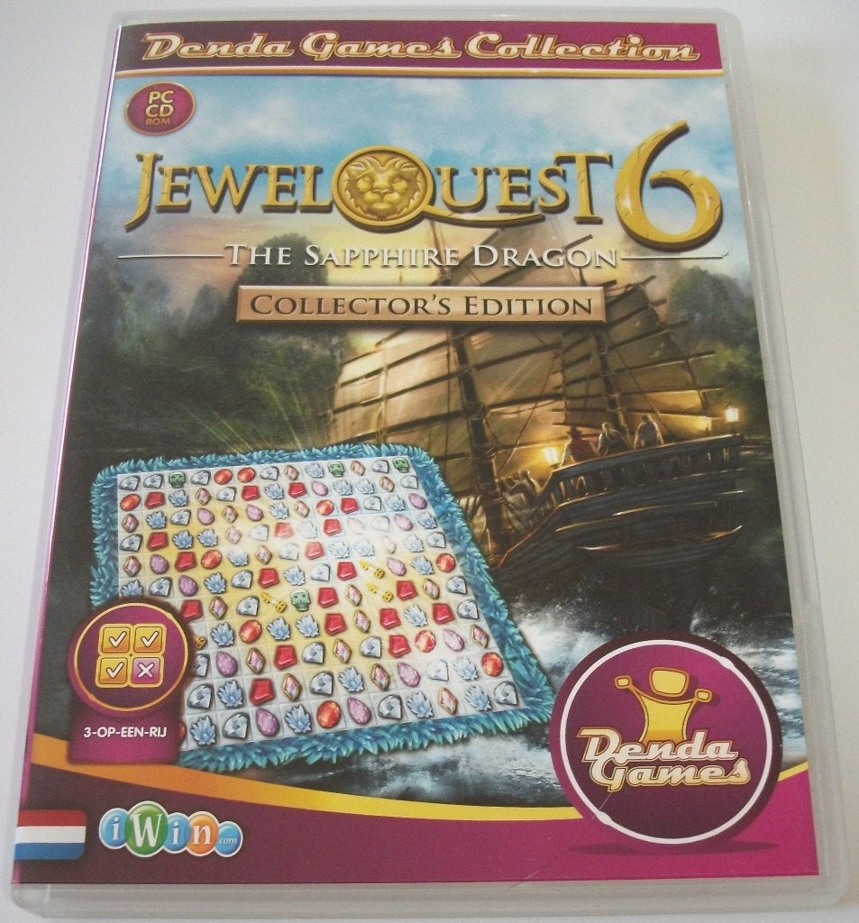 PC Game *** JEWEL QUEST 6 *** The Sapphire Dragon, Spelcomputers en Games, Puzzel en Educatief, 1 speler, Ophalen of Verzenden